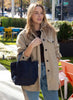 Heritage Denim Open Top Tote - Dark