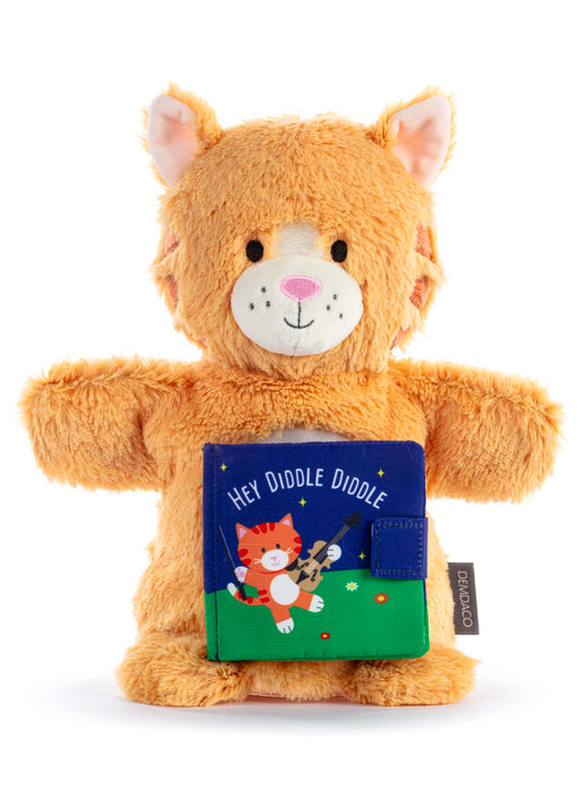 Demdaco Hey Diddle Diddle Puppet Book available at The Good Life Boutique