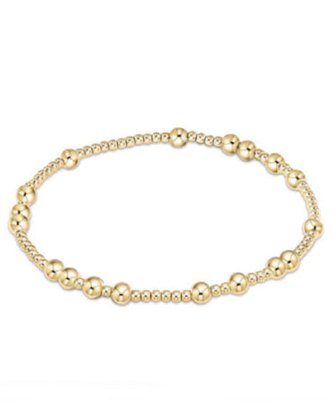 enewton design Hope Unwritten 4mm Bead Bracelet - Gold available at The Good Life Boutique