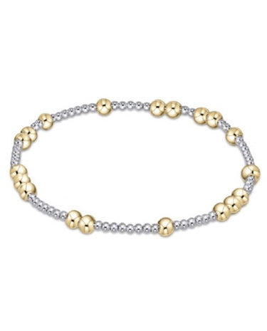 enewton design Hope Unwritten 4mm Bead Bracelet - Mixed Metal available at The Good Life Boutique