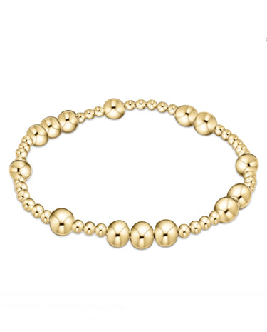 enewton design Hope Unwritten 6mm Bead Bracelet - Gold available at The Good Life Boutique