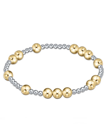 enewton design Hope Unwritten 6mm Bead Bracelet - Mixed Metal available at The Good Life Boutique