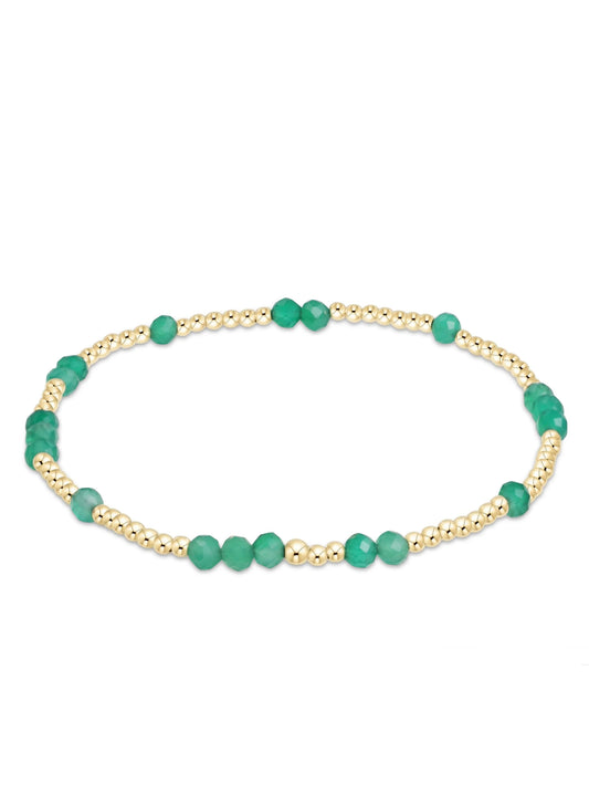 enewton design Enewton - Hope Unwritten Gemstone Bracelet - Green Onyx available at The Good Life Boutique