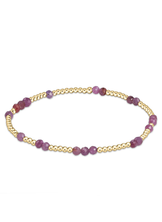 enewton design Hope Unwritten Gemstone Bracelet - Ruby available at The Good Life Boutique