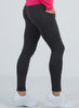 IBKUL Performance Legging - Charcoal available at The Good Life Boutique