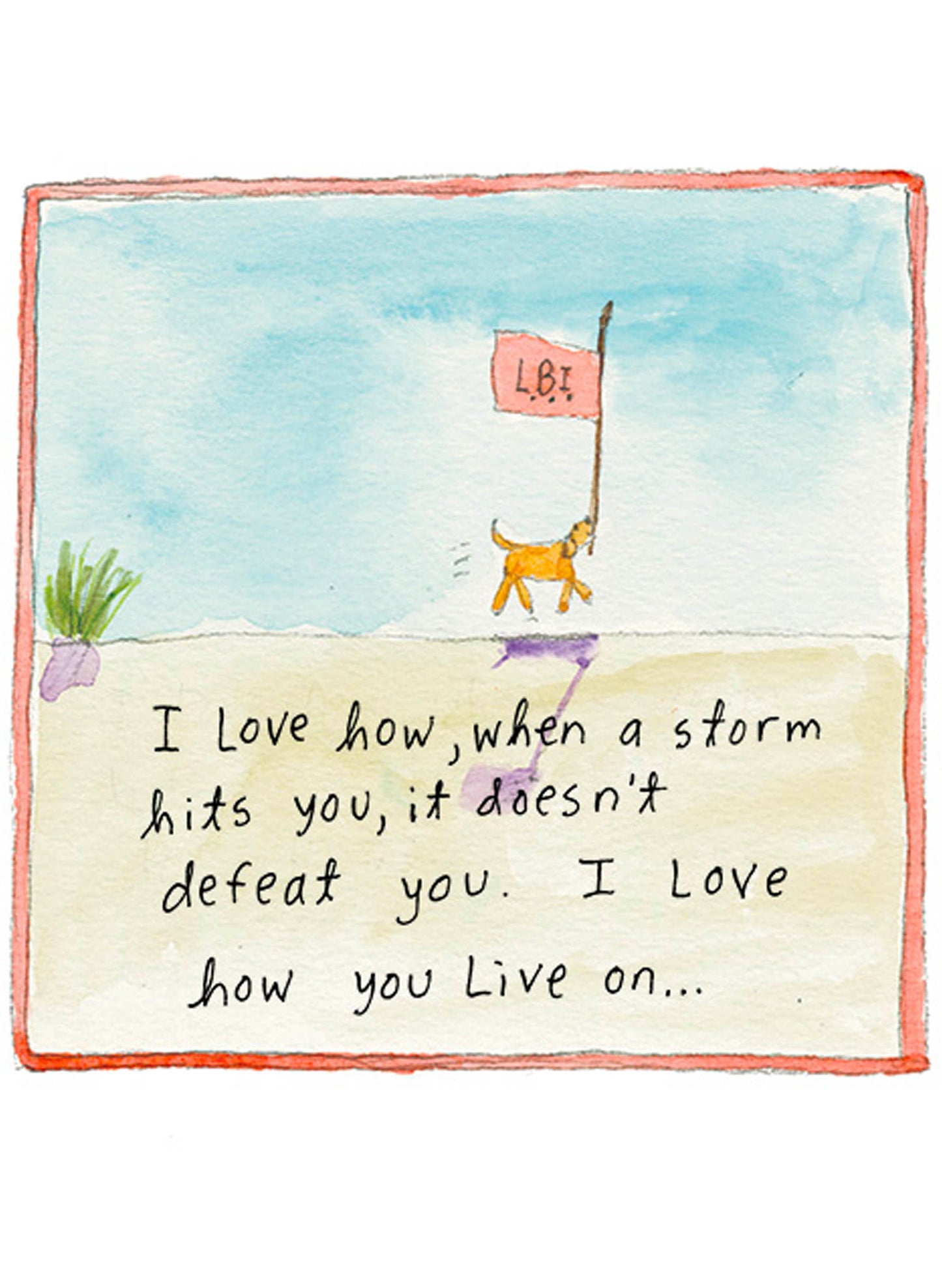 Down The Shore Publishing Corp. I Love You Long Beach Island available at The Good Life Boutique