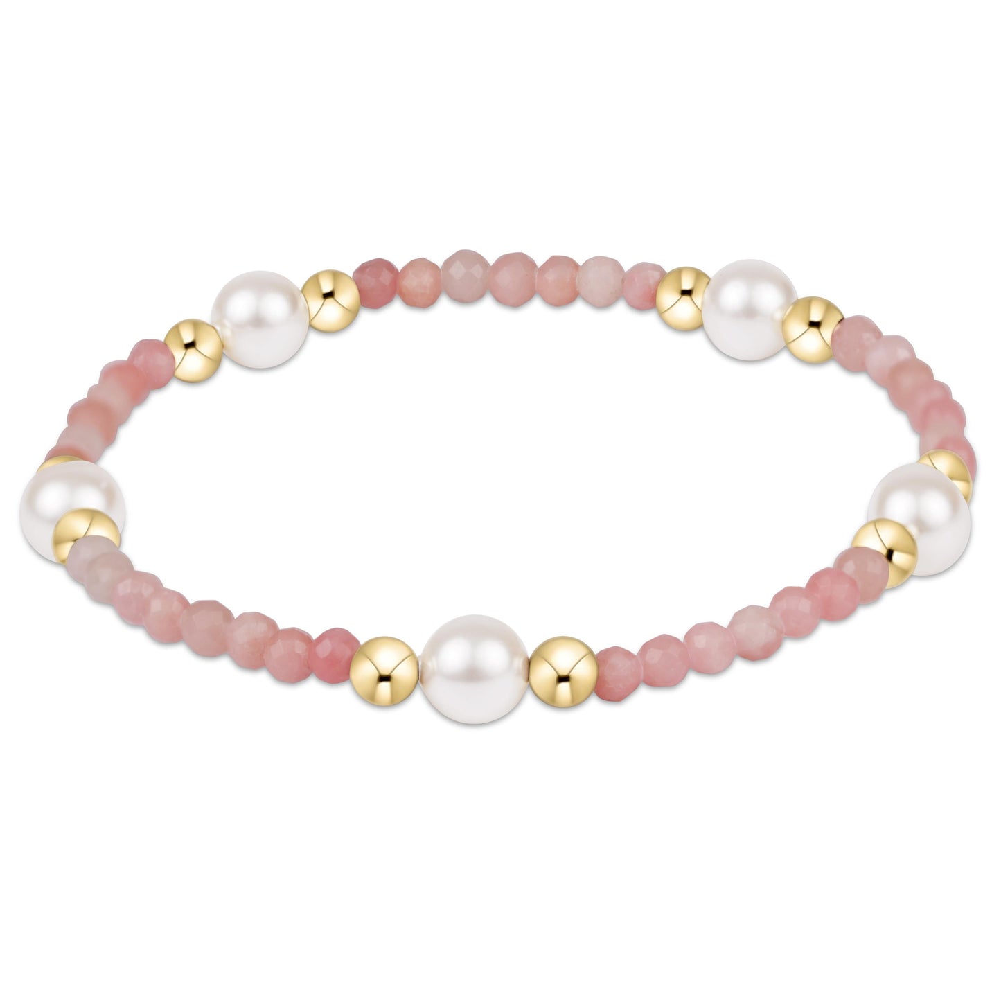 enewton design Enewton - Purpose Pearl 6MM Gem Bracelet - Pink Opal available at The Good Life Boutique