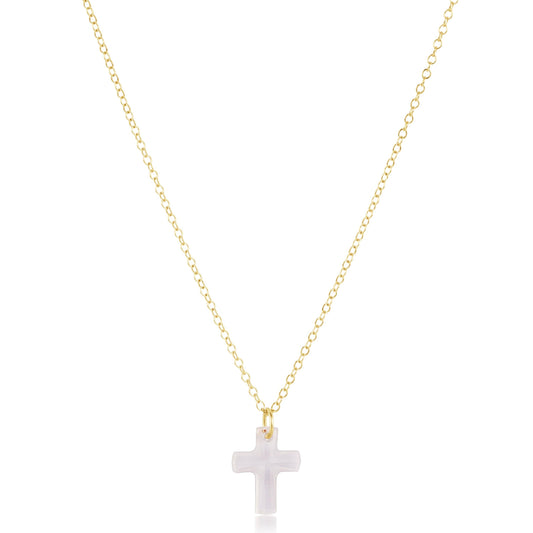 enewton design Enewton - 16" Necklace Gold - Blessed Crystal Charm available at The Good Life Boutique