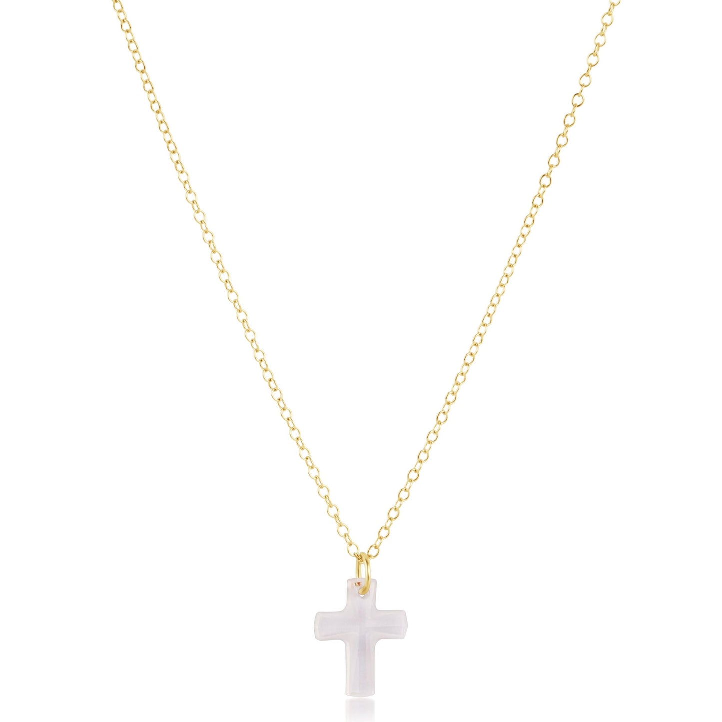 enewton design Enewton - 16" Necklace Gold - Blessed Crystal Charm available at The Good Life Boutique