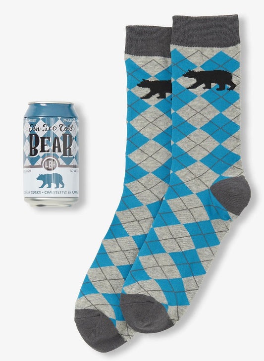 Ice Cold Beer Men's Beer Can Socks