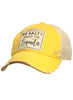 Vintage Life If You're Going To Be Salty Bring... Distressed Trucker Cap available at The Good Life Boutique