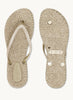 Lines of Denmark Ilse Jacobsen - Cheerful Flip-flops - Platin available at The Good Life Boutique