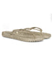 Lines of Denmark Ilse Jacobsen - Cheerful Flip-flops - Platin available at The Good Life Boutique