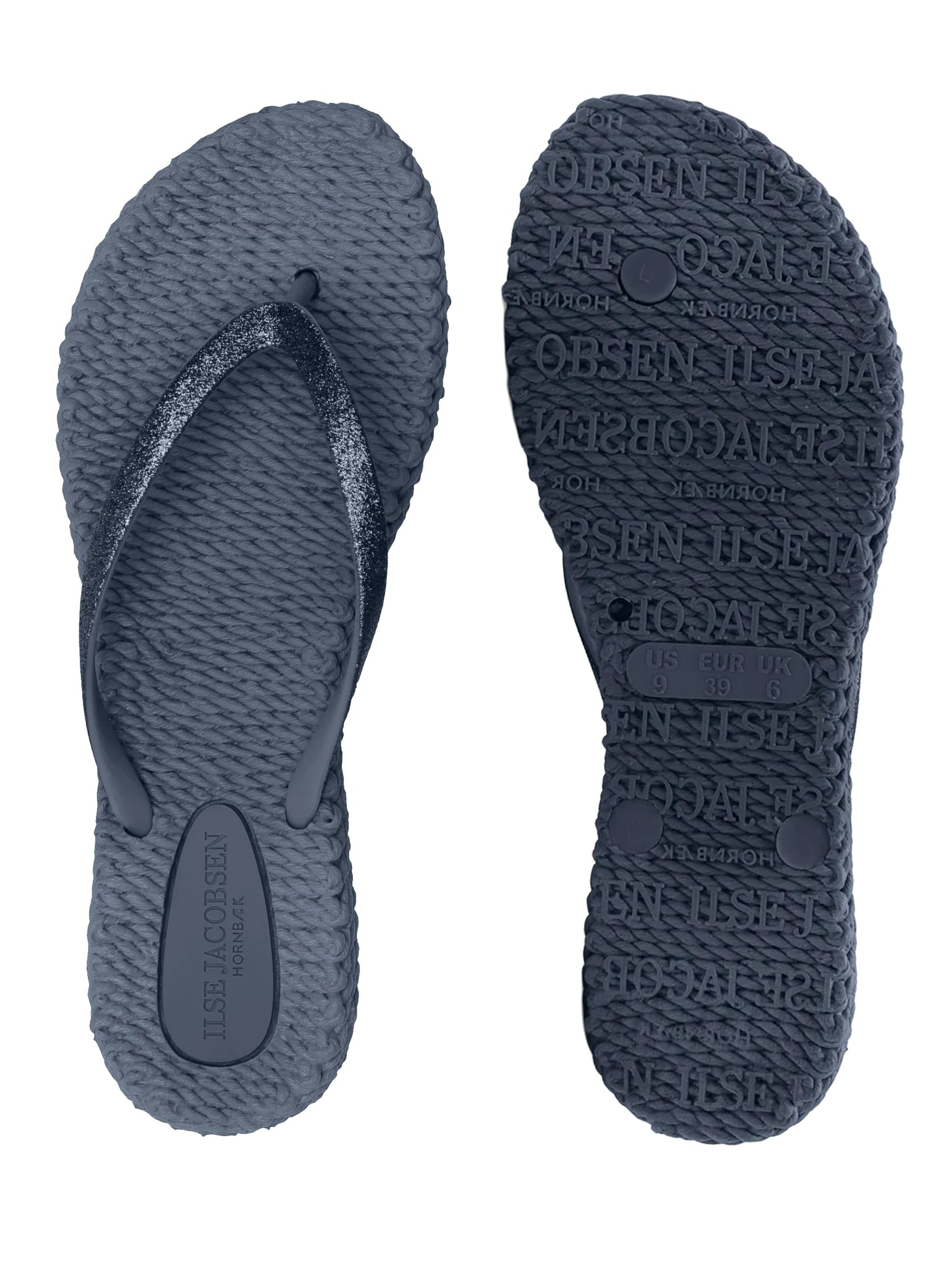 Lines of Denmark Ilse Jacobsen - Cheerful Flip-flops - Navy available at The Good Life Boutique
