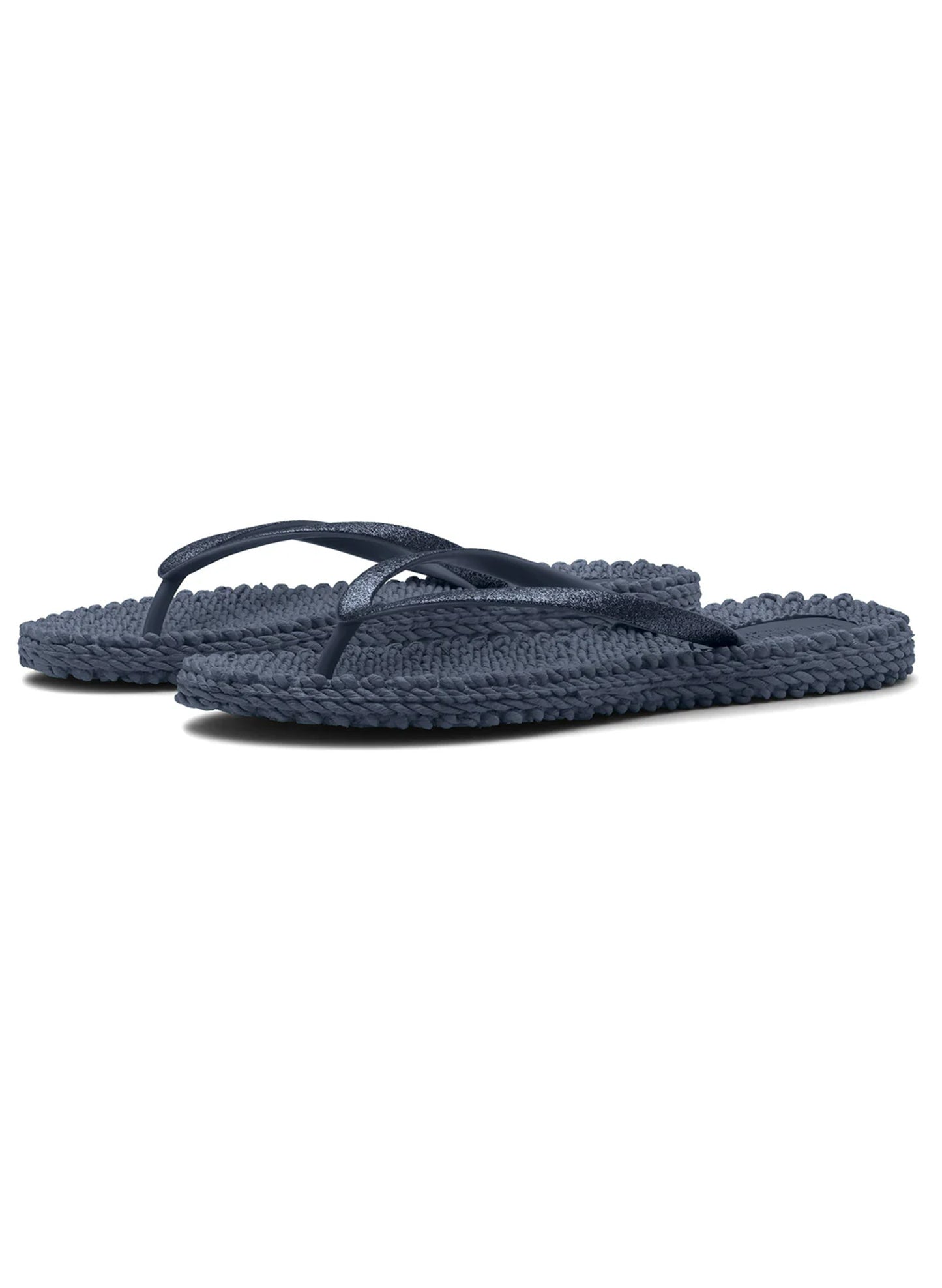 Lines of Denmark Ilse Jacobsen - Cheerful Flip-flops - Navy available at The Good Life Boutique