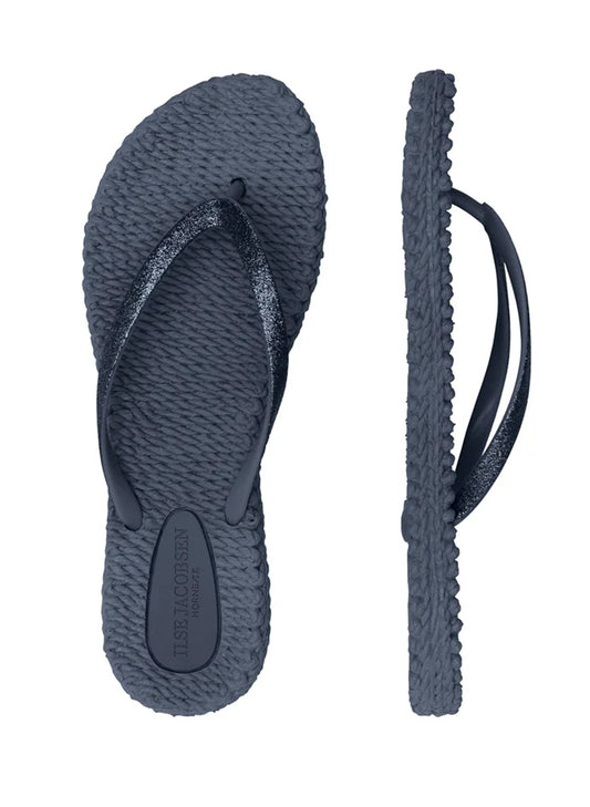 Lines of Denmark Ilse Jacobsen - Cheerful Flip-flops - Navy available at The Good Life Boutique