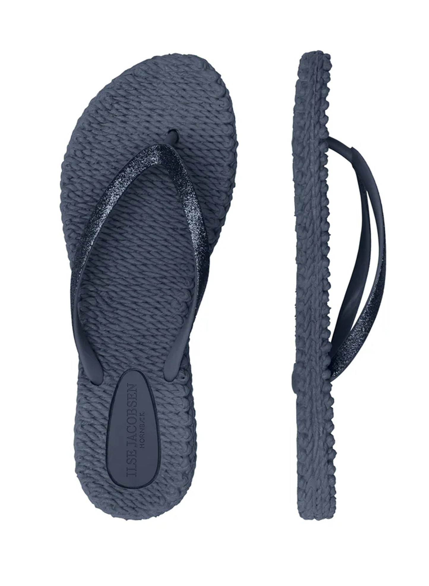 Lines of Denmark Ilse Jacobsen - Cheerful Flip-flops - Navy available at The Good Life Boutique