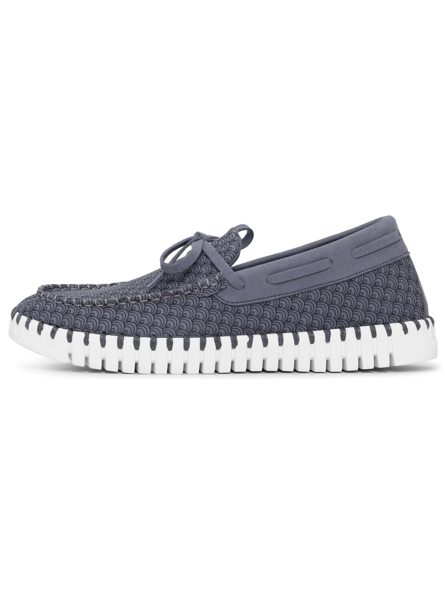Ilse Jacobsen Tulip 3074 Shoe W/Laces - Grey Blue