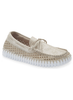Ilse Jacobsen Tulip 3083 Metalic Loafer w/Laces - Silver