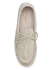 Ilse Jacobsen Tulip 3083 Metalic Loafer w/Laces - Silver