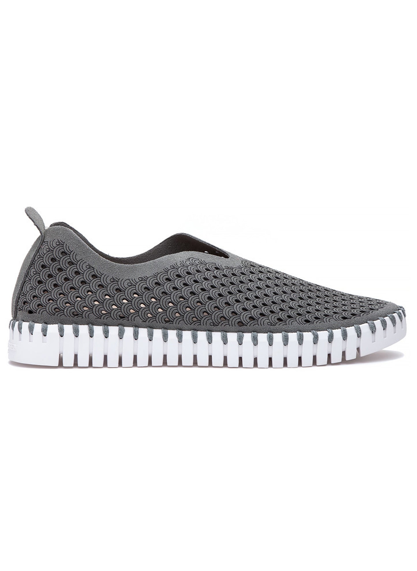 Ilse Jacobsen Tulip Adjustable W/White Sole - Grey