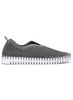 Ilse Jacobsen Tulip Adjustable W/White Sole - Grey