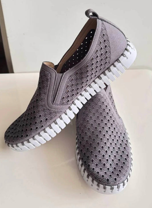 Lines of Denmark Ilse Jacobsen Tulip Flats, Smoked Pearl available at The Good Life Boutique
