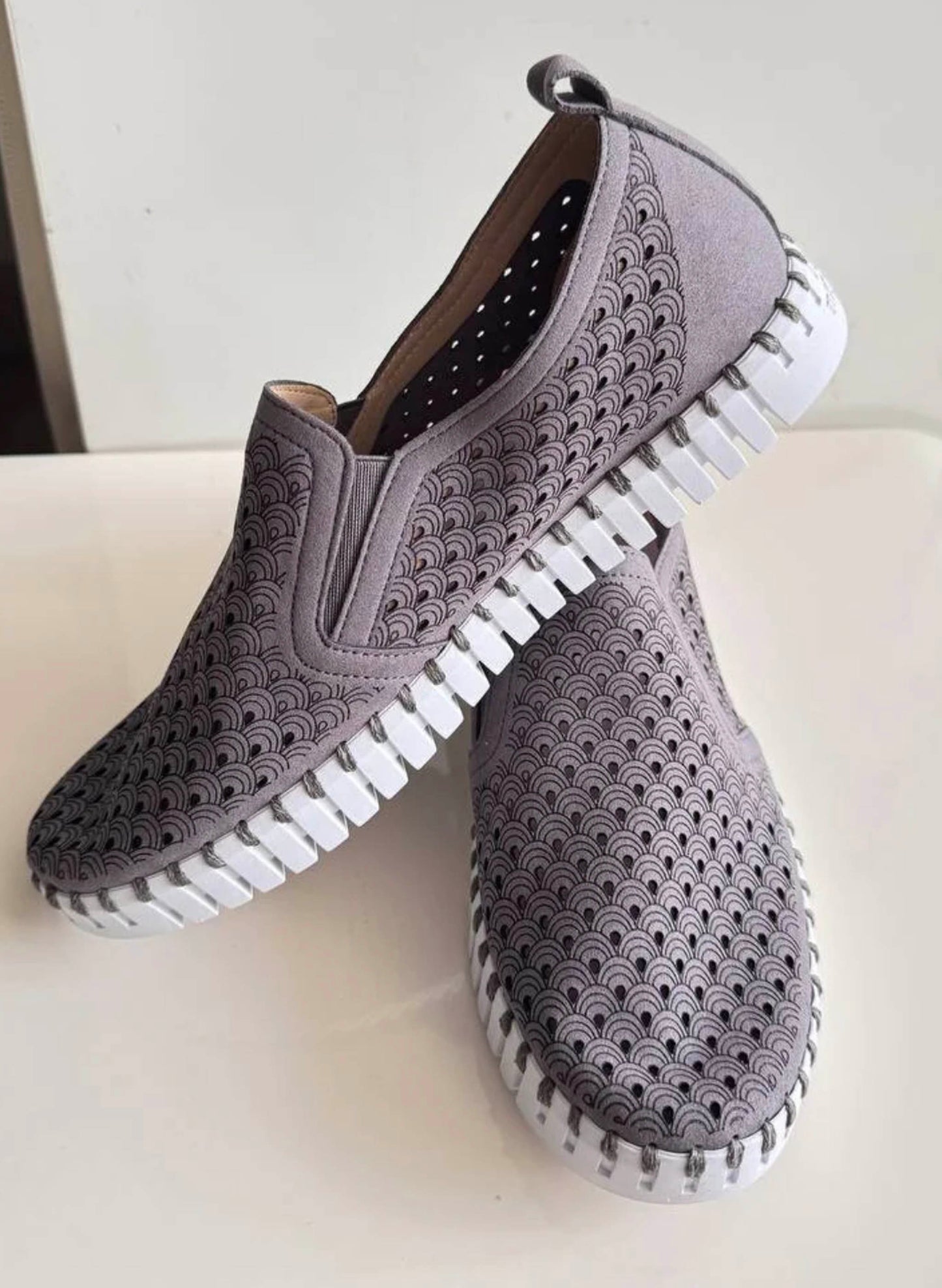 Lines of Denmark Ilse Jacobsen Tulip Flats, Smoked Pearl available at The Good Life Boutique