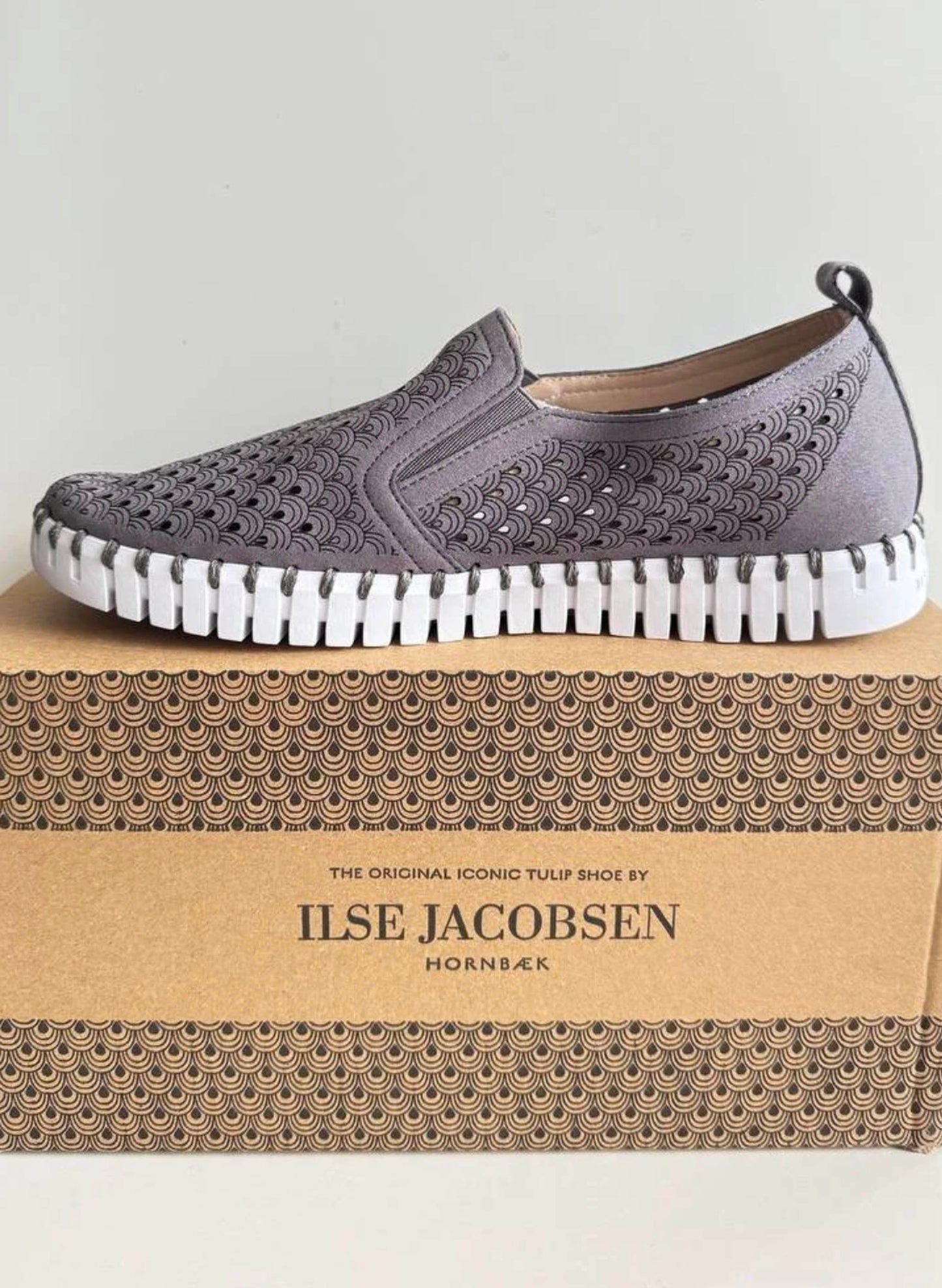 Lines of Denmark Ilse Jacobsen Tulip Flats, Smoked Pearl available at The Good Life Boutique
