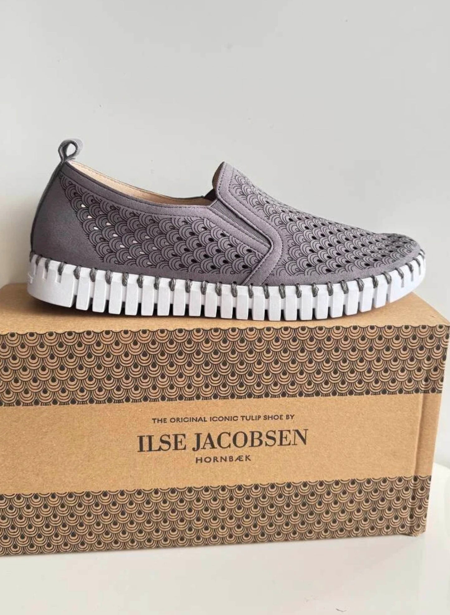 Lines of Denmark Ilse Jacobsen Tulip Flats, Smoked Pearl available at The Good Life Boutique