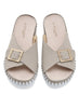 Ilse Jacobsen Tulip One Buckle W/White Sole - Atmosphere