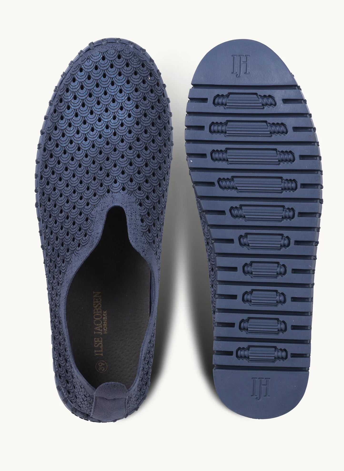 Ilse Jacobsen Ilse Jacobsen Tulip Slip-on Ombre Blue available at The Good Life Boutique