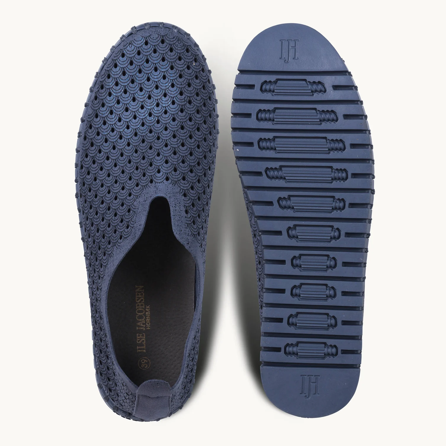 Ilse Jacobsen Tulip Slip-on Ombre Blue
