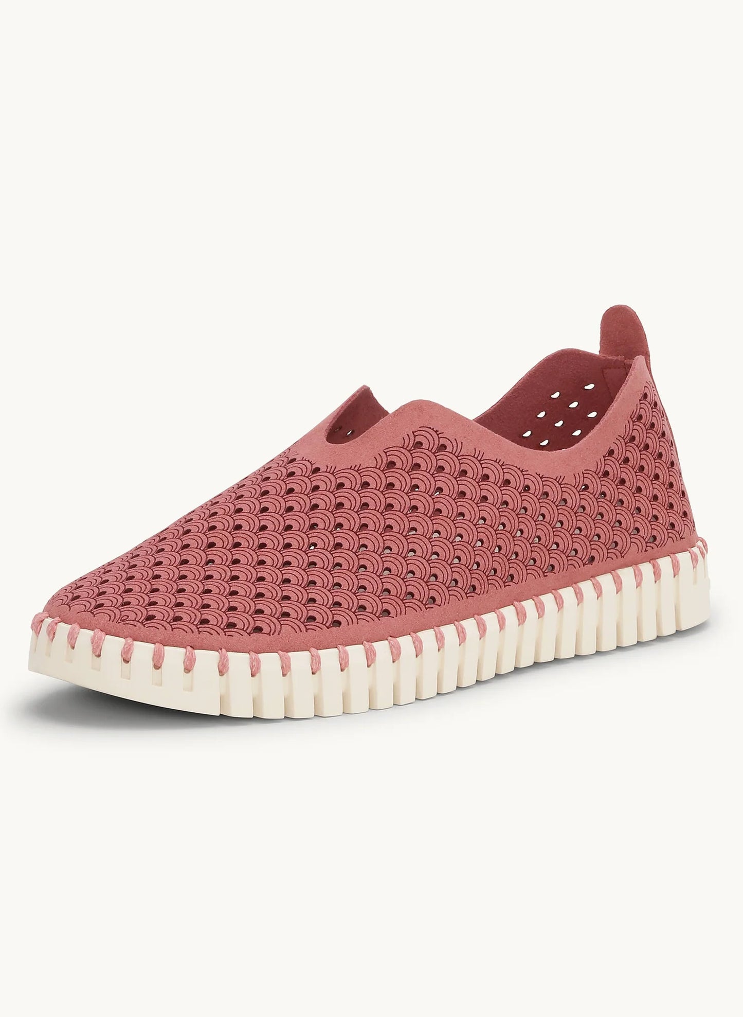 Ilse Jacobsen Tulip Slip-on with White Sole - Rouge