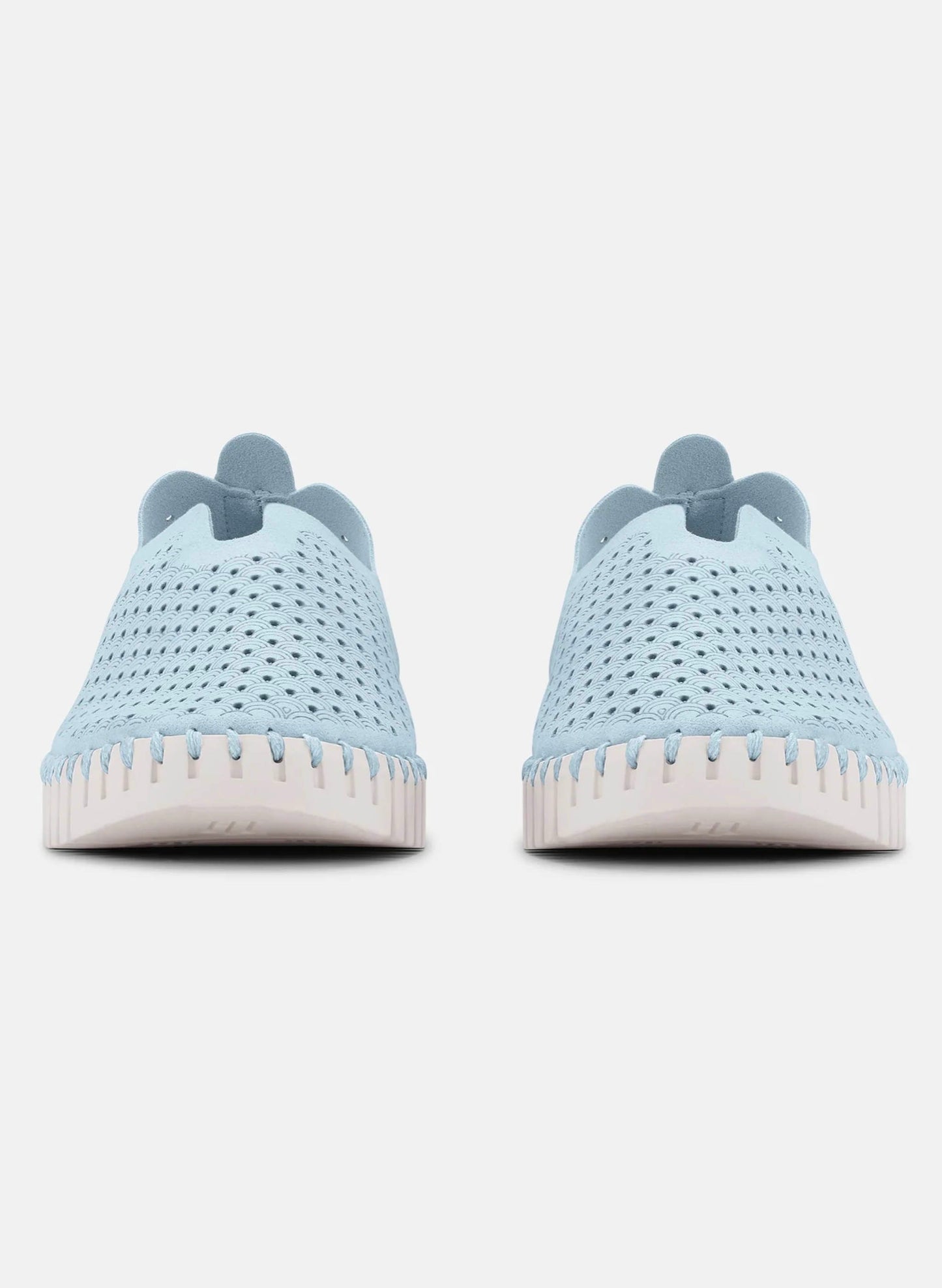 Lines of Denmark Ilse Jacobsen Tulip Slip-on with White Sole - Ash Blue available at The Good Life Boutique