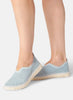 Lines of Denmark Ilse Jacobsen Tulip Slip-on with White Sole - Ash Blue available at The Good Life Boutique