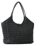 Haute Shore LTD Isla Tote - Jet Vegan Puckered Leather available at The Good Life Boutique
