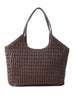 Haute Shore LTD Isla Tote - Chocolate Vegan Puckered Leater available at The Good Life Boutique