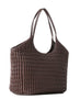 Haute Shore LTD Isla Tote - Chocolate Vegan Puckered Leater available at The Good Life Boutique