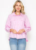 Joh Apparel Joh - Jenn Top - Pink available at The Good Life Boutique