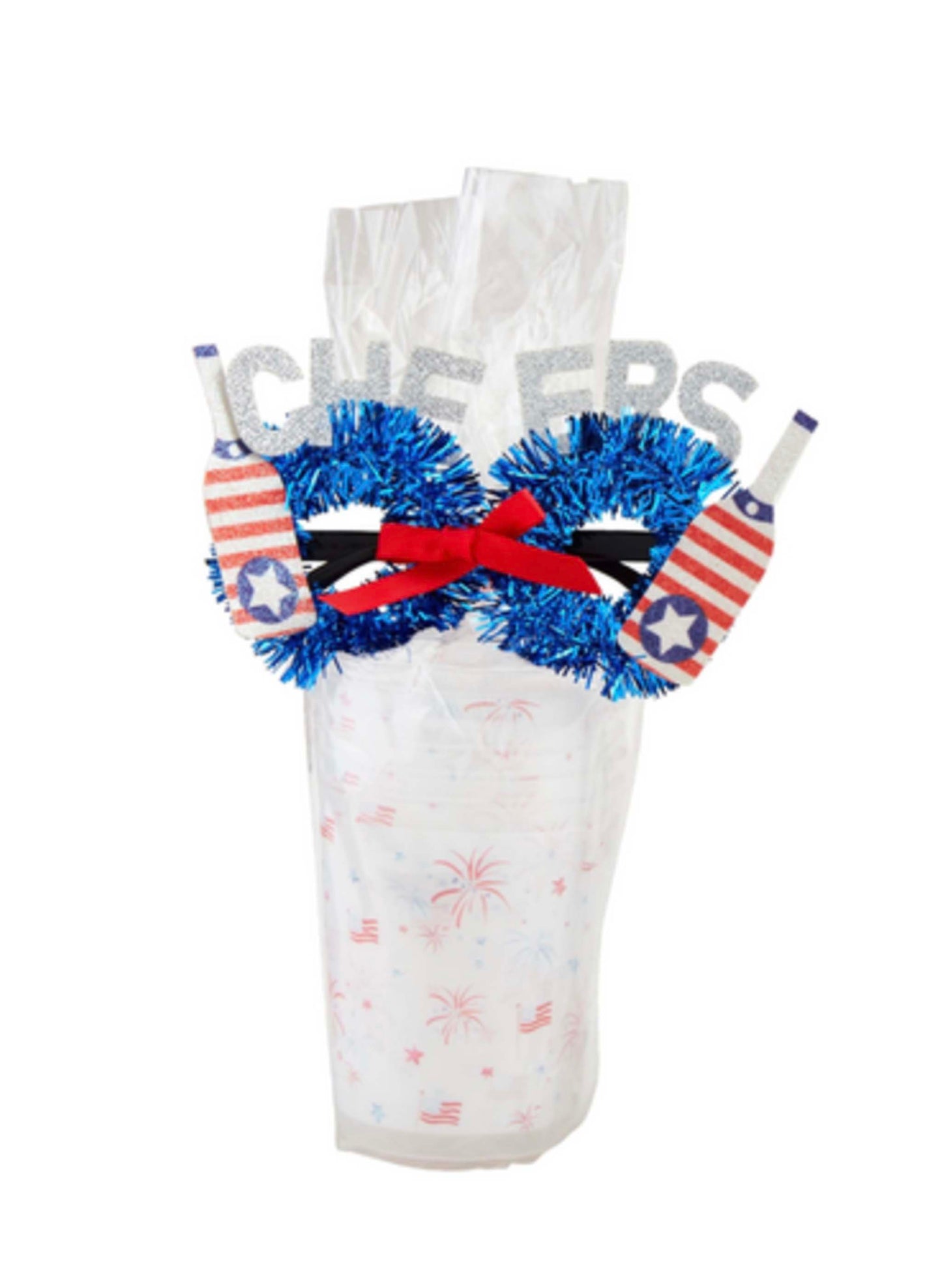Mud Pie 4Th Of July Party Cup Set - White available at The Good Life Boutique