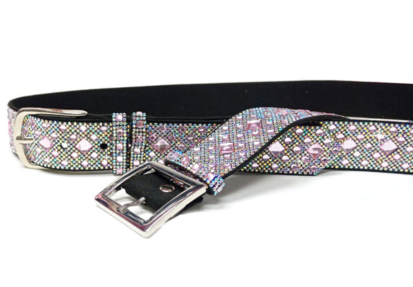 JacquelineKent Jacqueline Kent - Royal Ice Belt & Extender - Flamingo Pink Diamond available at The Good Life Boutique