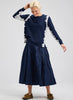 Zaket & Plover Zaket & Plover - Jaggered Sweater - Dk Denim available at The Good Life Boutique