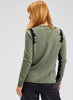 Zaket & Plover Zaket & Plover - Jaggered Sweater - Sage available at The Good Life Boutique