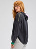 Zaket & Plover Zaket & Plover - Joey Pocket Hoodie - Charcoal available at The Good Life Boutique