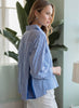 Joh Apparel Joh - Jenn Top - Blue available at The Good Life Boutique