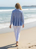 Joh Apparel Joh - Jenn Top - Blue available at The Good Life Boutique