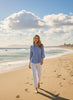 Joh Apparel Joh - Jenn Top - Blue available at The Good Life Boutique