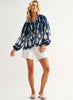 Joh Apparel Joh - Josey Top - Navy available at The Good Life Boutique
