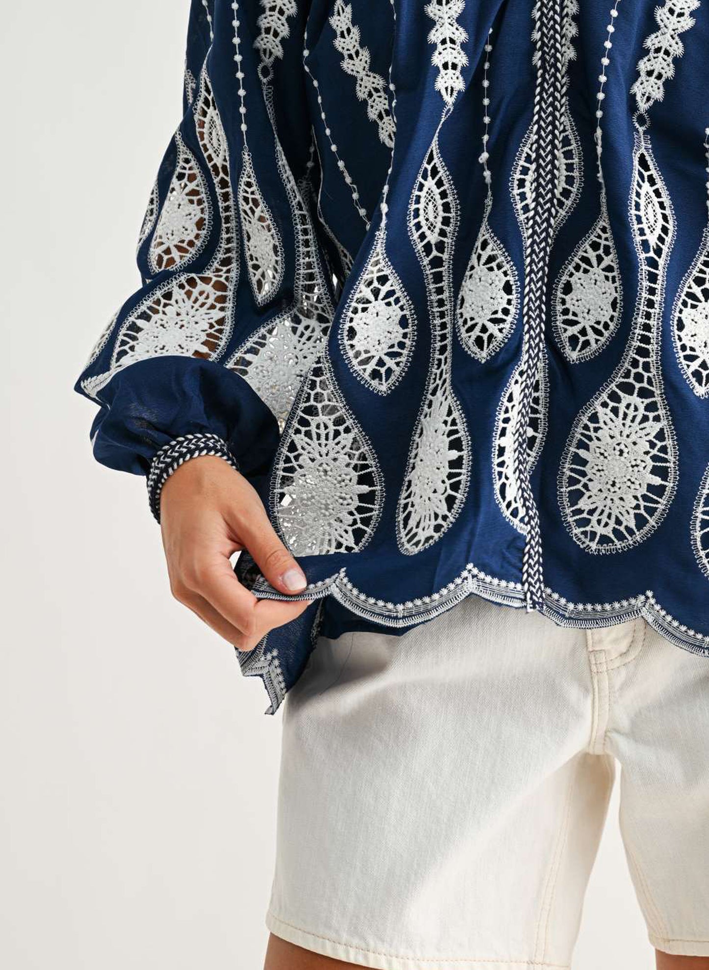 Joh Apparel Joh - Josey Top - Navy available at The Good Life Boutique